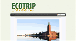 Desktop Screenshot of ecotrip.se